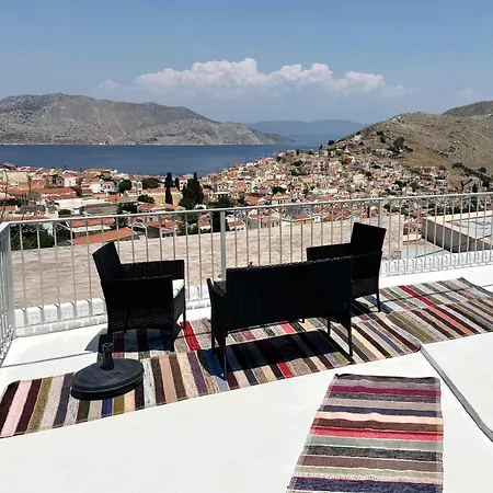 Kastrouna, With Private Heated Jacuzzi Appartamento Sými